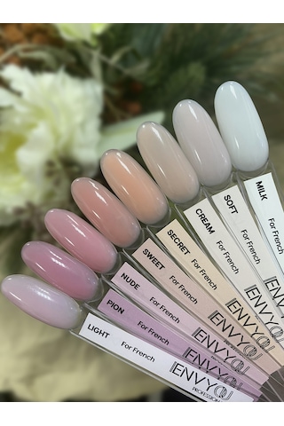 Envy Kalıcı Oje For French Collection Yarı Şeffaf Light Nude Kalıcı Oje 10gr