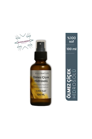 Villenature Ölmez Çiçek Hidrosolü Immortelle Hydrosol Helichrysum Italicum 100 ML