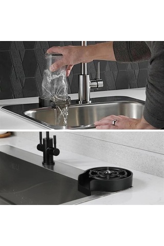 Yüksek Basınçlı Otomatik Bardak Yıkama Aparatı Mutfak Lavaboları İçin Hızlı Kupa Durulayıcı 5365 Çok Renkli