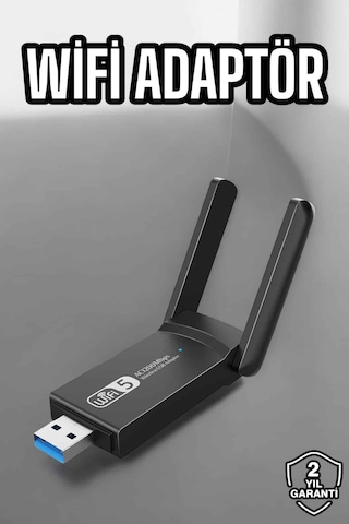 Wifi Alıcı Wifi Adaptörü Usb Girişli 3.0 - Uczwifiadaptör2