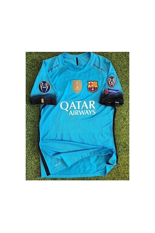 F.c Barcelona Lionel Messi 2015/16 Sezonu Özel Nostalji Forması Çok Renkli