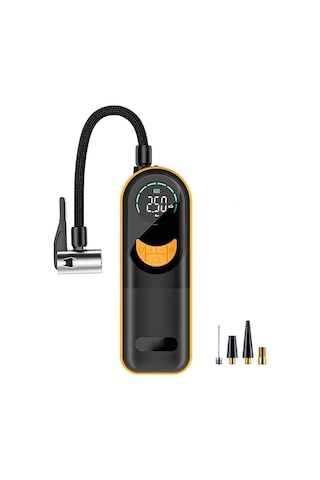 Polham 60w 4000mah Şarjlı 150psi Ultra Hızlı Lastik Şişirme Hava Kompresörü, Dijital Göstergeli Pompa
