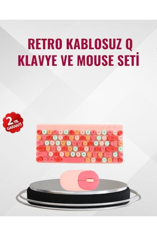 Kablosuz Bluetooth Klavye Çoklu Cihaz Desteği, Akıllı Güç Tasarrufu Optik