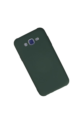Newface Samsung Galaxy Uyumlu J7 Kılıf Nano İçi Kadife Silikon - Semeglbl - 79 Koyu Yeşil