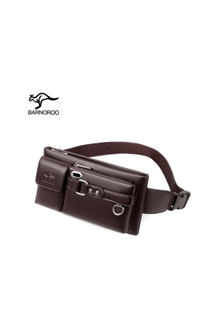 Tcherchi Çok Fonksiyonlu Büyük Kapasiteli Bel Çantası Kahverengi 001