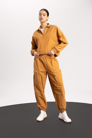 DeFactoFit Sporcu Jogger Eşofman Altı Loose Fit Cepli Beli Paçası Lastikli Standart Boy B4214AX24SPBN173