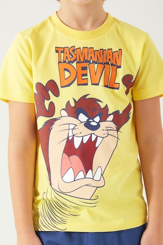 Looney Tunes Erkek Çocuk Bermuda Takım Limoni Sarı