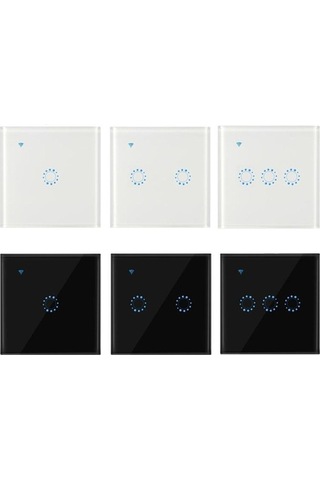 Fortunelane Bej 3lü Akıllı Wifi Anahtar: Zamanlama, Ses Kontrolü, Uzak Kumanda Ve Aile Paylaşımı Wifi Modül Wifi Mode