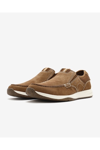 Clarks Sailview Step Light Tan Nubuck Erkek Bej Günlük Ayakkabı 26176975 Bej