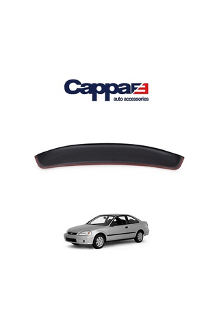 Cappafe Honda Civic 6 Arka Cam Üstü Spoyler Akrilik Abs 1995-0
