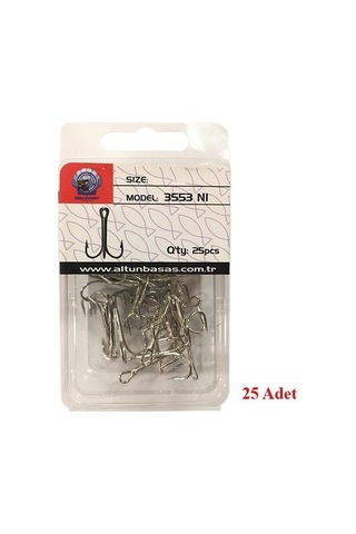 DFT 3553 3lü Olta İğnesi No:05 1/25