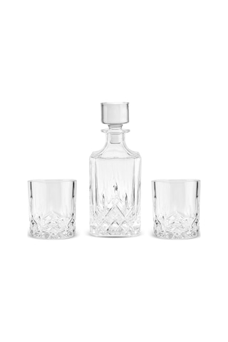 Karaca King 3'lü Viski Seti Şeffaf