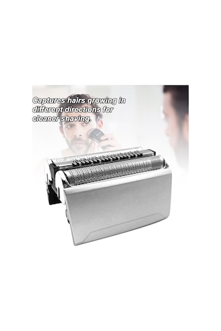 Geeksen Razor 52s Elektrikli Tıraş Makineleri Yedek Başlıkları Tıraş Folyosu Parçaları Braun 5 Serisi İçin Yedek