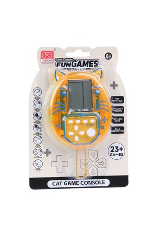 Nostaljik Tetris Oyun Konsolu Kedi Desen 3 Asorti