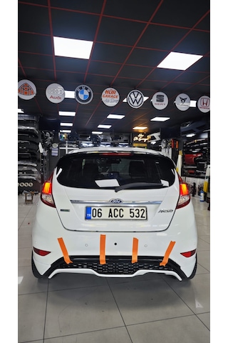 Ford Fiesta 2010-2016 St Arka Tampon Eki Karlık Plastik Boyasız