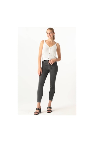 Kadın Gri Skinny Jean Pantolon 001