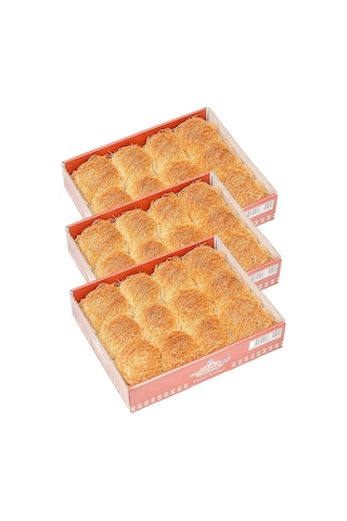 Gazioğlu Üçler Fincan Kadayıf 250 Gr X 3 Adet