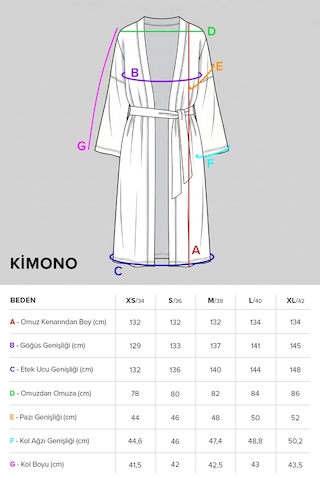 AC&Co / Altınyıldız Classics Kadın Bej Yumuşak Dokulu Rahat Standart Fit Şal Yaka Esnek Kimono