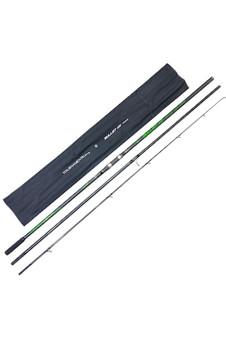 Tournament Fishing Bullet 425 Mt Tubular Fuji Set Guides 110-270gr Atarlı 3 Parça Surf Olta Kamışı 4,25 Mt