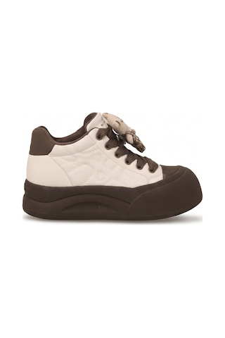 Ayakkabı Fuarı Elit Hml262-1151 Kadın Klasik Sneaker Bej