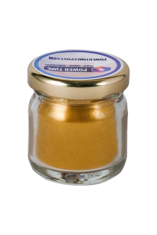 Sedefli Metalik Toz Pigment Boya Koyu Altın Deep Gold Epoksi Için
