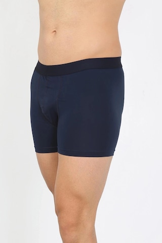 Giyim Erkek Pamuk Likralı Boxer Lacivert Lacivert