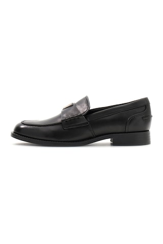 Guess Beliso Kadın Deri Loafer Ayakkabı Fltbsolea14 Siyah