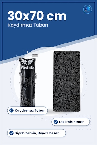 Büyük Mouse Pad 30x70 Cm Kaydırmaz Taban Dikilmiş Kenar Ofis Oyun