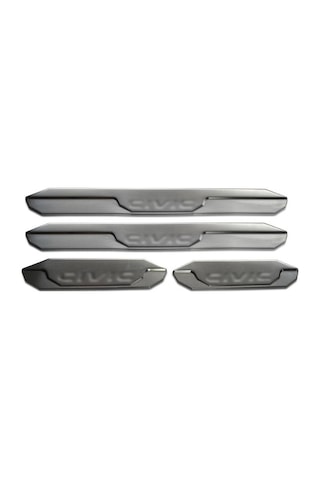 Honda Civic Fb7 Krom Kapı Eşiği 4 Parça Taşlı 2012-2016 Arası
