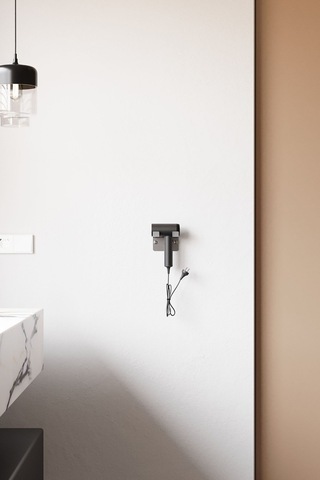 Zift Unique Paslanmaz Çelik Fön Makinesi Askısı-yapışkanlı Ve Vidalı Çift Montaj Seçeneği, Saç Kurutma Tutacağı Diğer