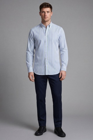 Xint Bisse Regular Fit Uzun Kol Keten Paşa Yaka Turkuaz Erkek Gömlek Bsgmktn25329 D31