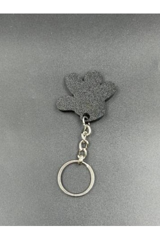 Mickey Mouse Eli Hand Sevimli Anahtarlık Siyah - Beyaz