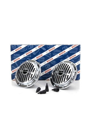Yüksek Ses Süperton Büyük Kafa Nikelaj Korna 12v 325/400 Hz 110 Db Yüksek Ses Süperton Büyük Kafa Nikelaj Korna 12v 325/400 Hz 110 Db