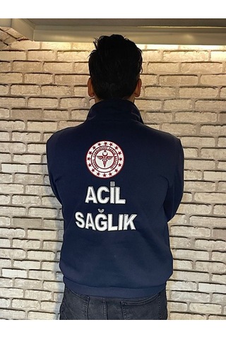 Acil Sağlık Yarım Fermuarlı Sweat