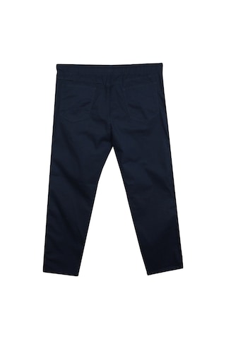 Erkek 118 -156 Kilo Arası İçin Uygun Lastikli Paça Bağcıklı Battal Boy Gabardin Pantolon Lacivert Lacivert