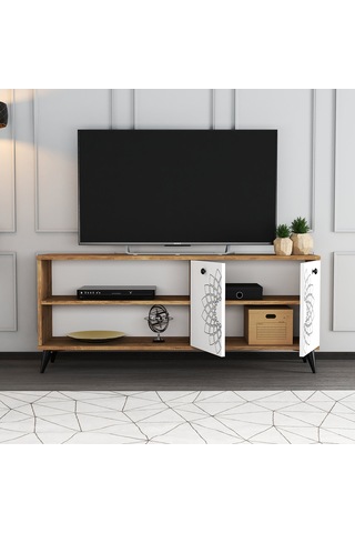 Moxen Mobilya TY4 Desenli Raflı Tv Ünitesi
