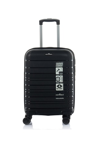 Hotowa Gold Pp Valiz 8010 Siyah Tsa Kilitli Kabin Boy Siyah