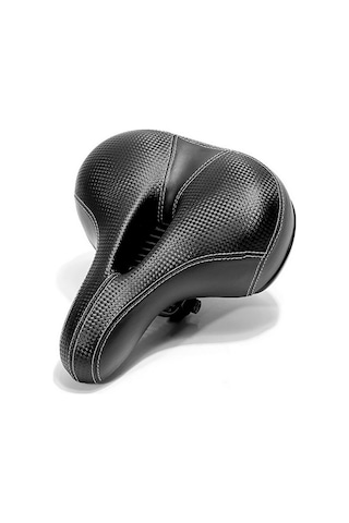 Jeemson Ergonomik Şok Emici Bisiklet Sırtlığı, Geniş Ve Yumuşak, Kolay Kurulum, Siyah, Çelik Malzeme Siyah