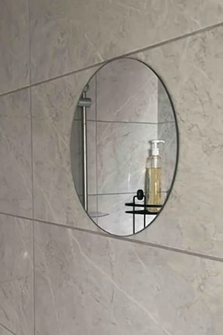 Yuvarlak 3mm Gerçek Banyo Aynası 30 Cm
