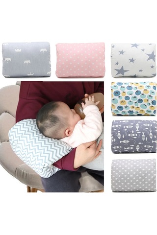 Yenidoğan Emzirme Kol Yastığı Bebek Kafa Hemşirelik Desteği Çok Renkli