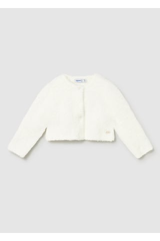 Kız Bebek Tüylü Hırka 2357 Krem