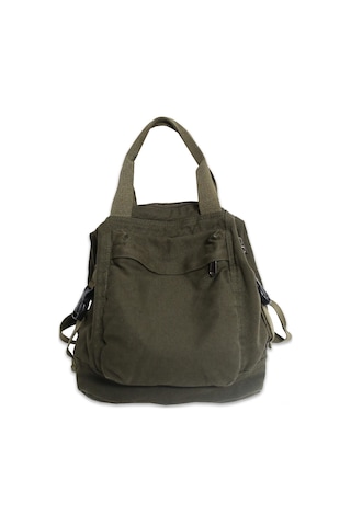 Maiyame Kadınlar İçin Suya Dayanıklı Kumaş Vintage Sırt Çantası - Asker Yeşili, Ayarlanabilir Kemer, Çoklu Cep, Günlük Kullanım/seyahat Yeşil