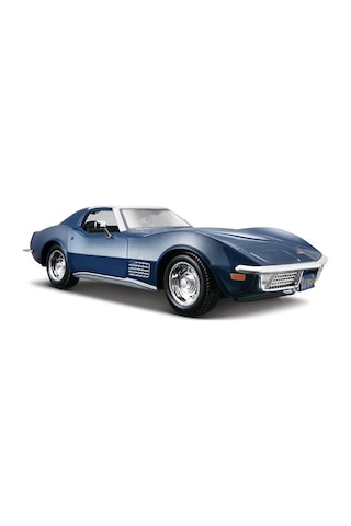 Maisto Chevrolet Corvette 1970 1 24 Model Araba S/e Mavi