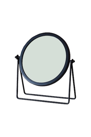 Suntek Metal Dekoratif Ayna 360 Döner Makyaj Aynası Araçları Braket Tipi Siyah