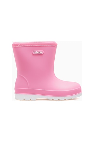 Vicco Mellow Kız Çocuk Polarlı Su Geçirmez Yağmur Çizmesi 26k 946.230 Bk Pembe