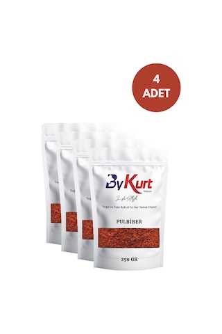 Bykurt Acı Pul Biber 4 x 250 G
