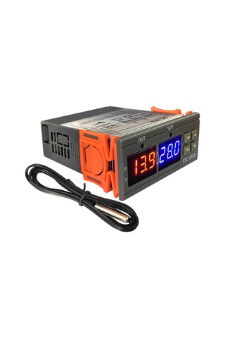 Teltree Stc-3018 Mikro Akıllı Dijital Sıcaklık Kontrolörü - Ntc Sensörlü, -50 C/+120 C Aralığı, 110-220v, Soğutma-ısıtma Cihazları İçin