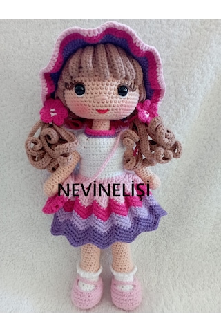 Amigurumi Irmak Bebek Çok Renkli