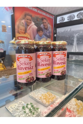 Koska Şeker İlavesiz Vişne Reçeli 270 Gr 1 Adet