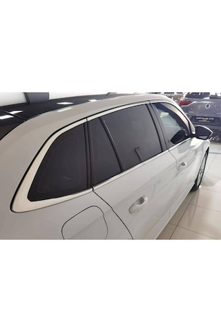 Skoda Scala Uyumlu Krom Cam Çıtası Krom Cam Çerçevesi 2019-2025 Paslanmaz Çelik 10 Parça